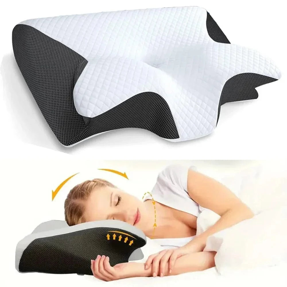 Rompiche Oreiller ergonomique cervical à mémoire de forme