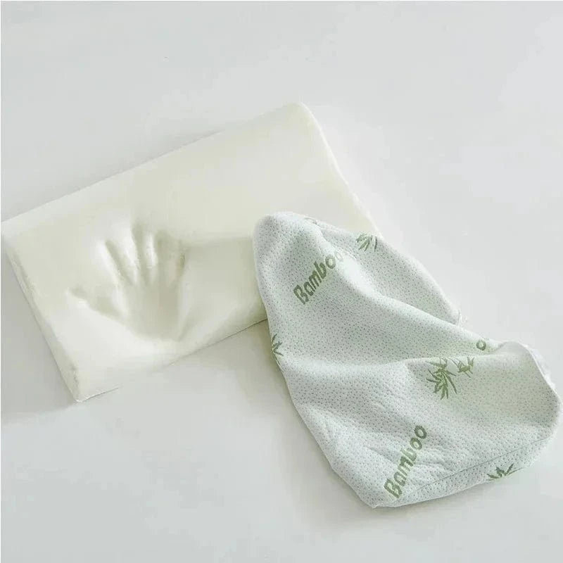 Rompiche 40x25x5cm / Blanc Oreiller à mémoire de forme pour cervicales